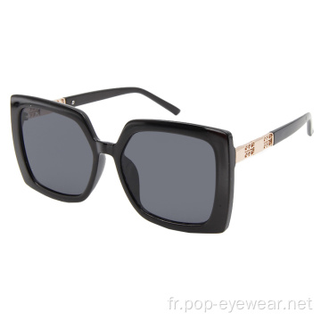 Nouvelles lunettes de soleil carrées surdimensionnées pour femmes